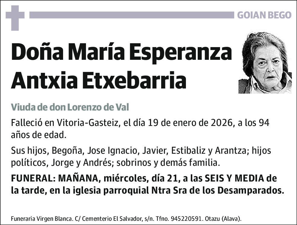 María Esperanza Antxia Etxebarria