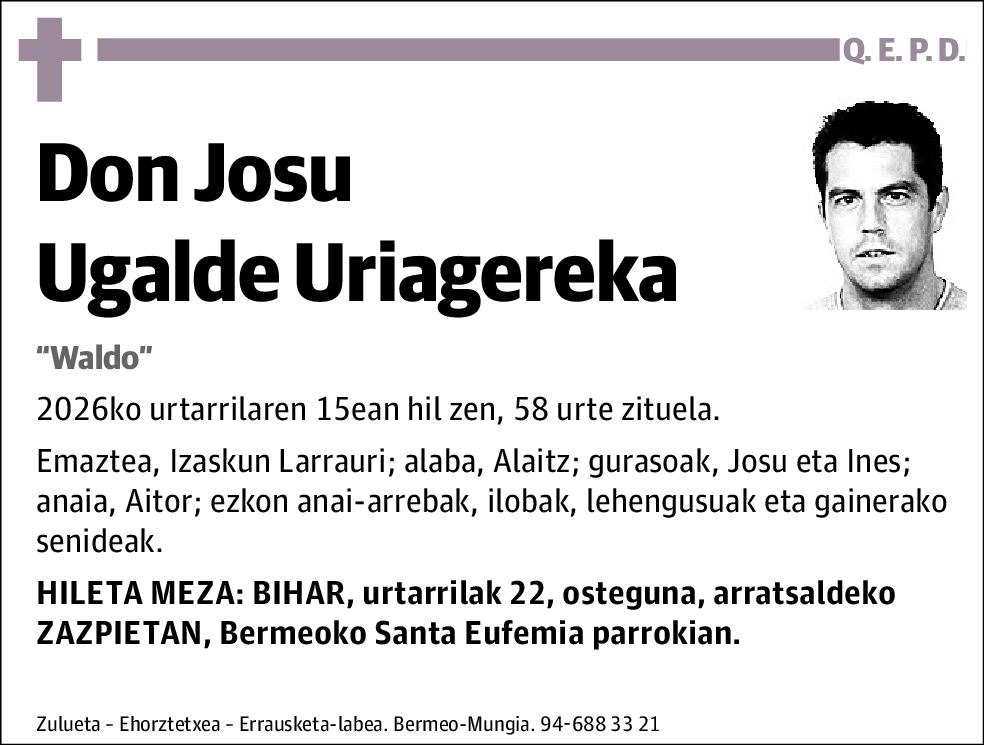 Josu Ugalde Uriagereka