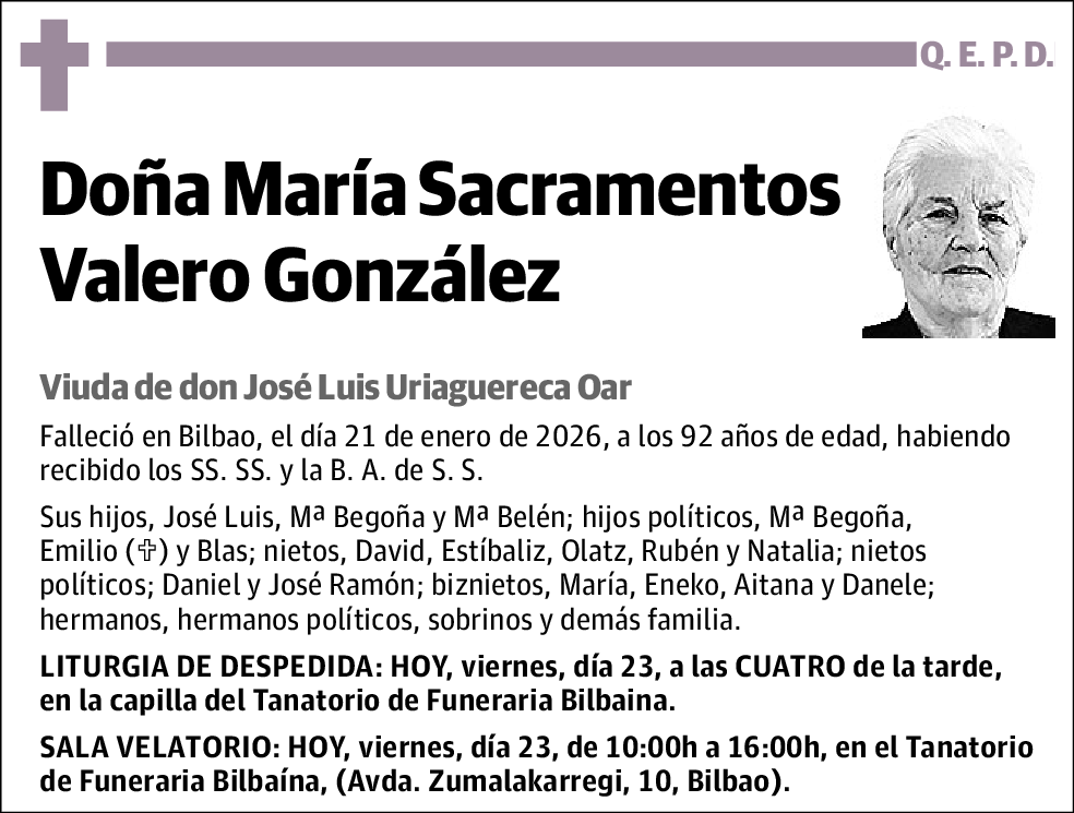 María Sacramentos Valero González