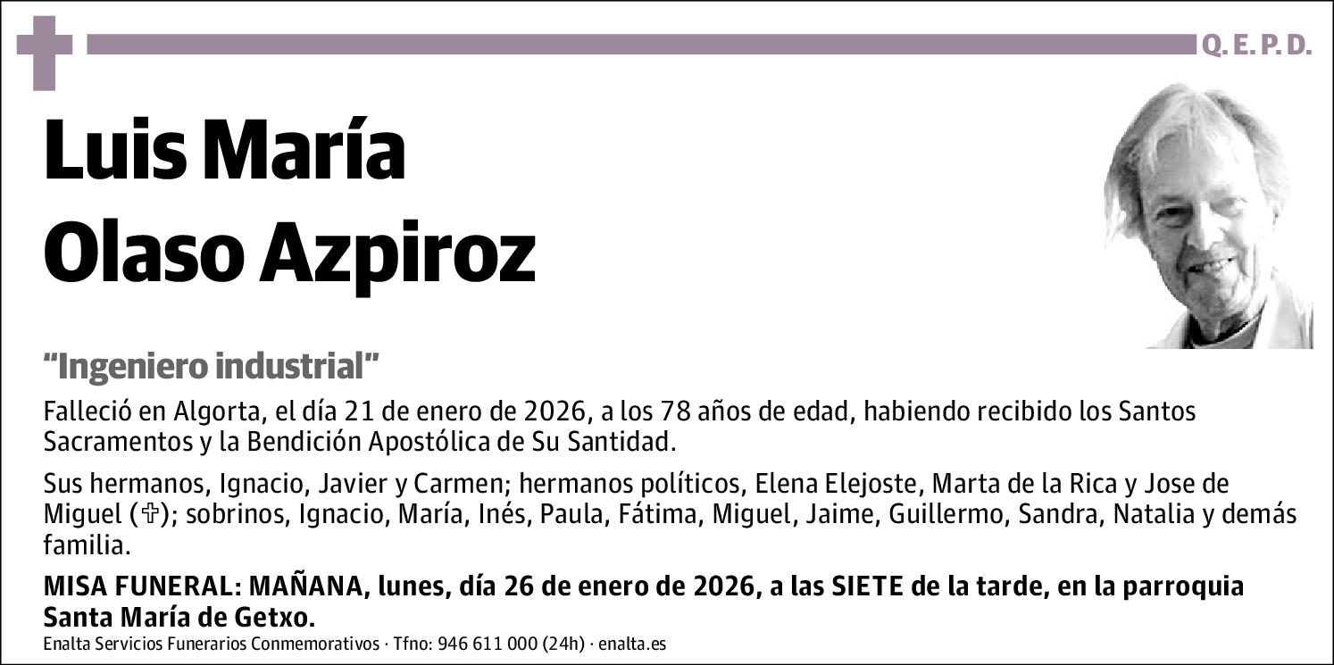 Luis María Olaso Azpiroz