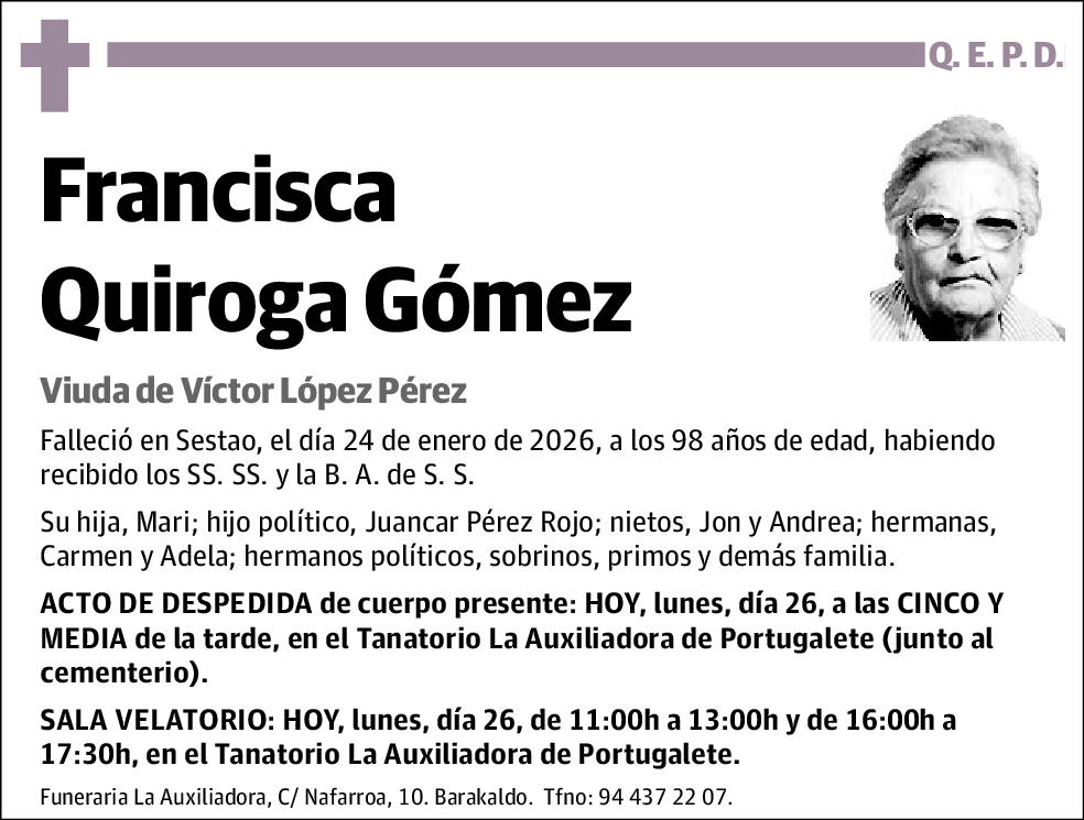 Francisca Quiroga Gómez