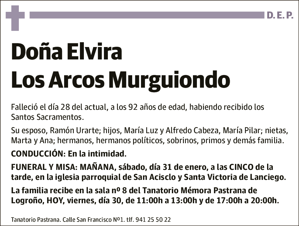 Elvira Los Arcos Murguiondo