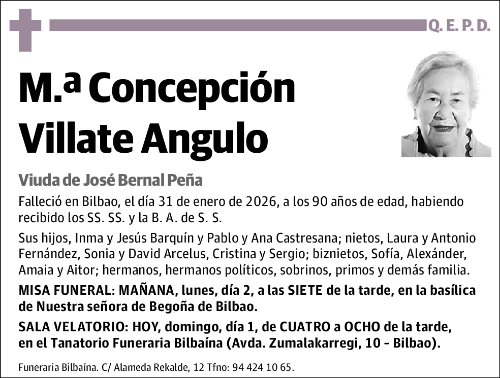 M.ª Concepción Villate Angulo
