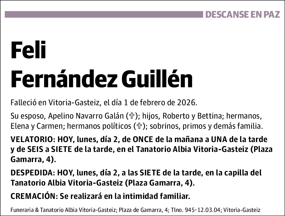 Feli Fernández Guillén