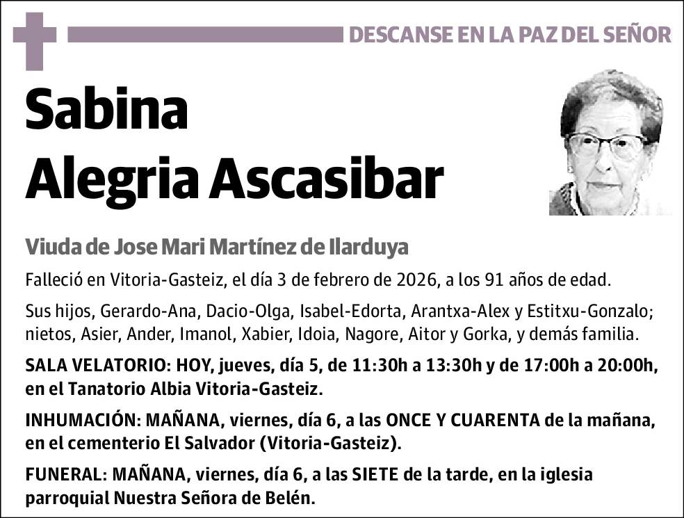 Sabina Alegria Ascasibar