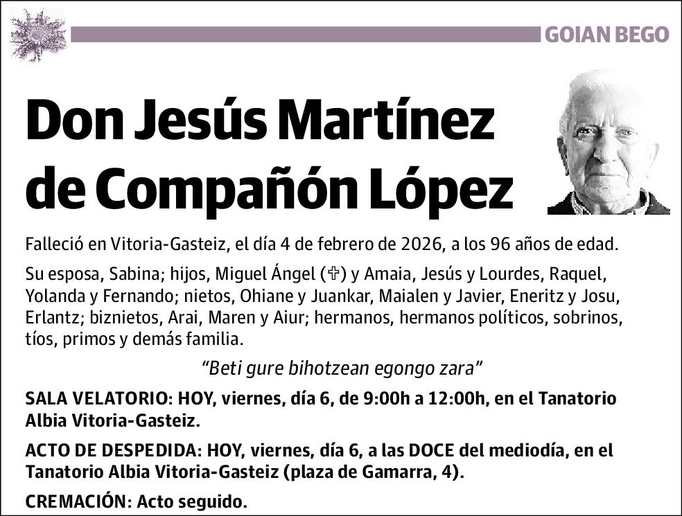 Jesús Martínez de Compañón López