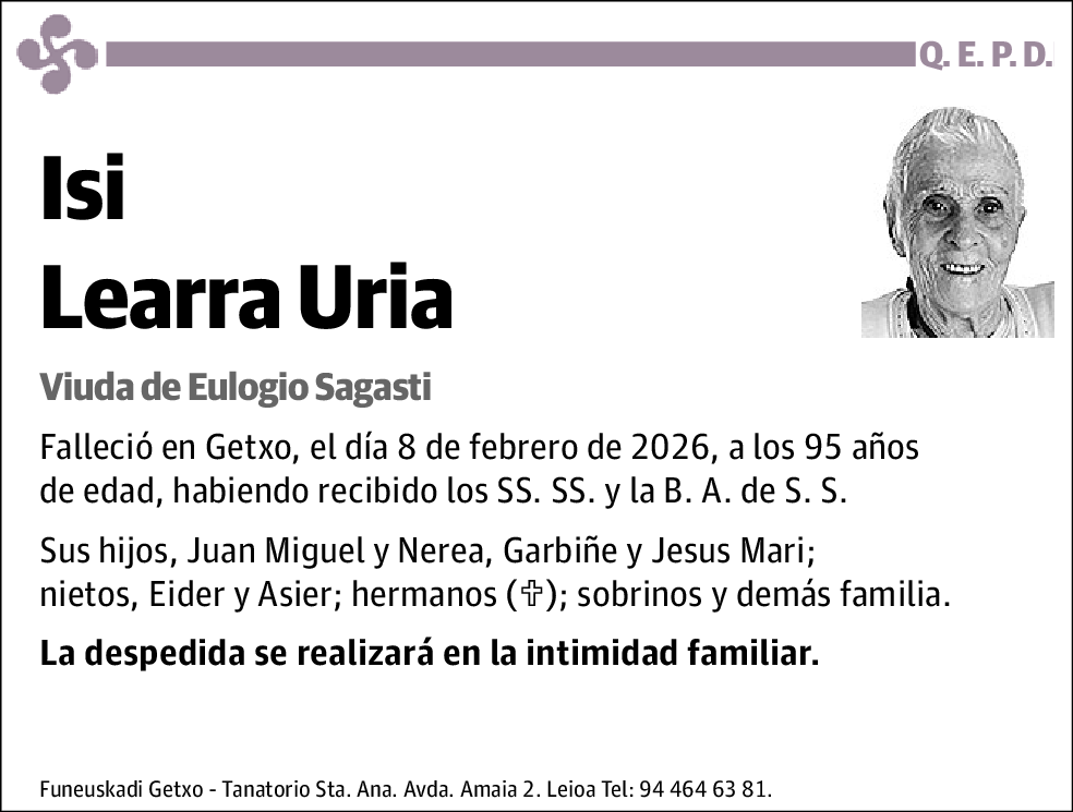 Isi Learra Uria