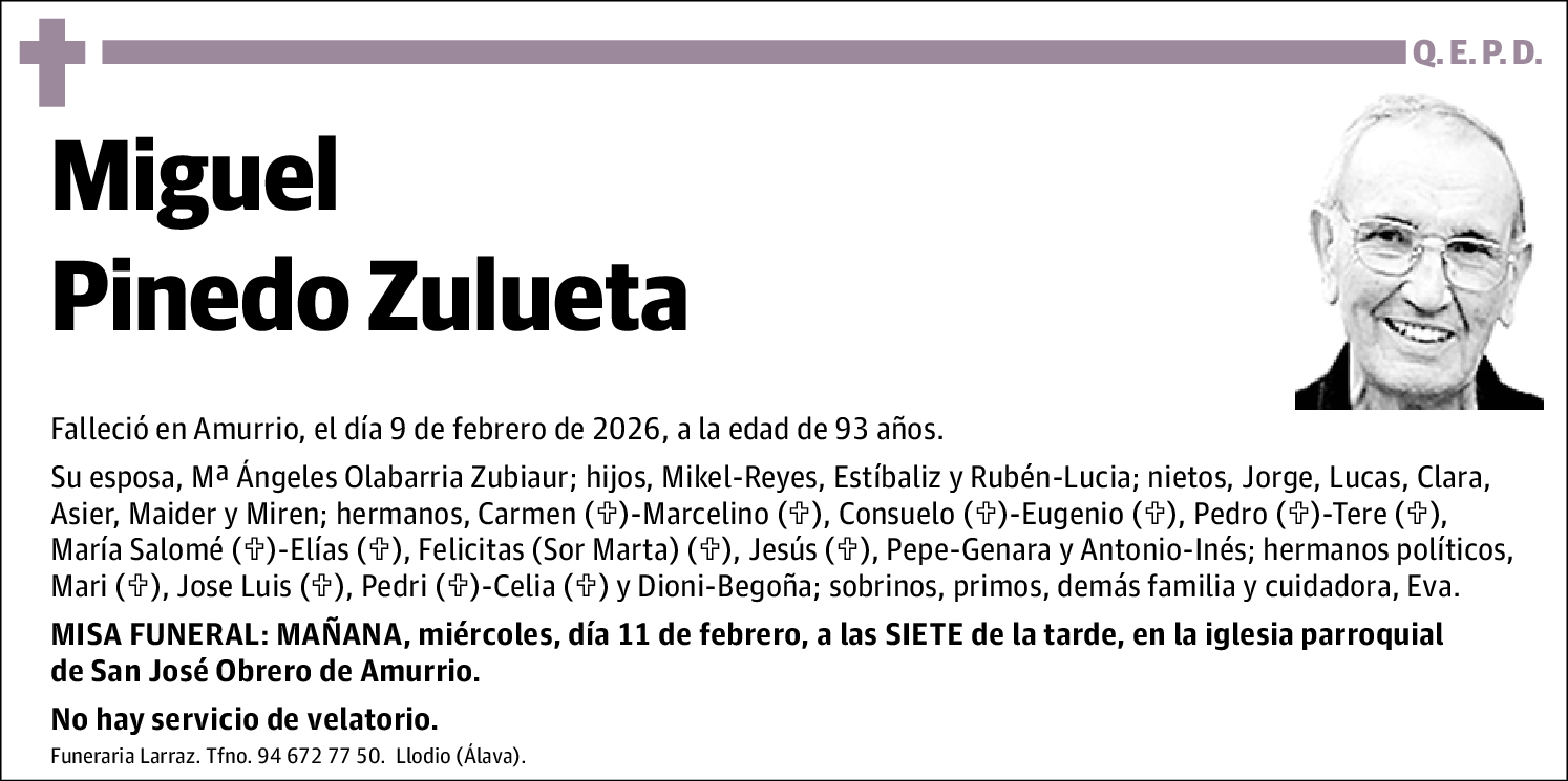 Miguel Pinedo Zulueta