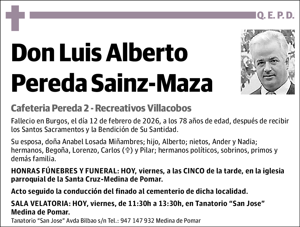 Luis Alberto Pereda Sainz-Maza