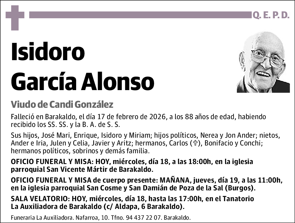Isidoro García Alonso