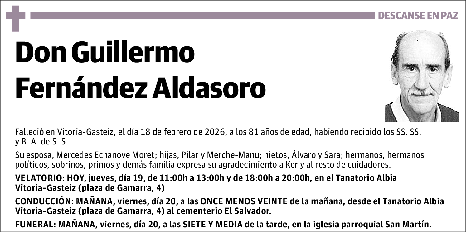 Guillermo Fernandez Aldasoro