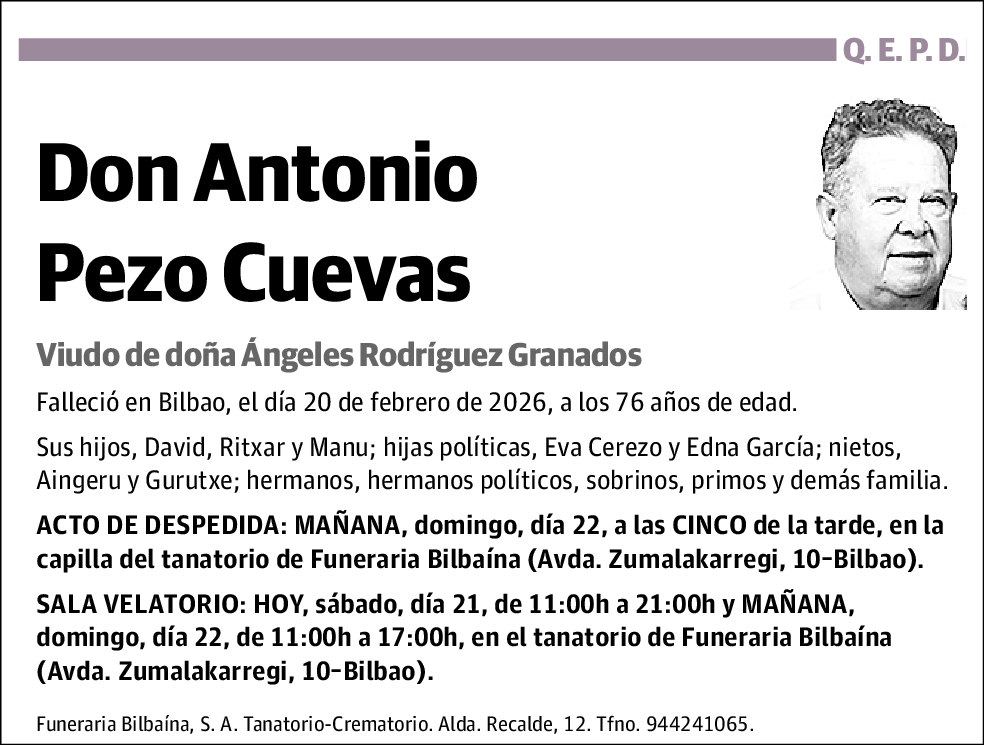 Antonio Pezo Cuevas