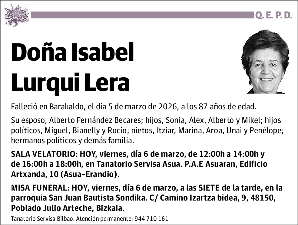 Isabel Lurqui Lera