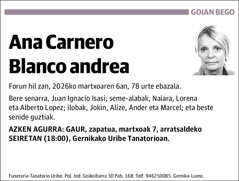 Ana Carnero Blanco