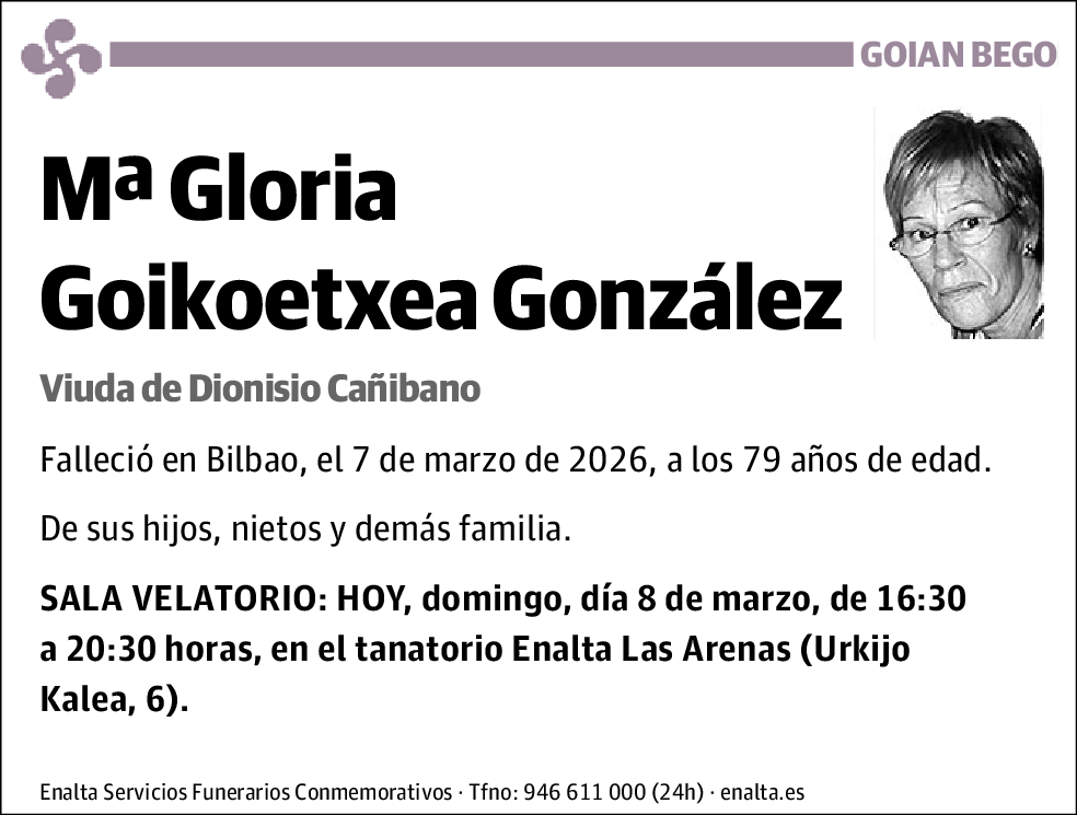 Mª Gloria Goikoetxea González