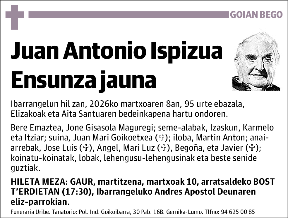 Juan Antonio Ispizua Enseunza