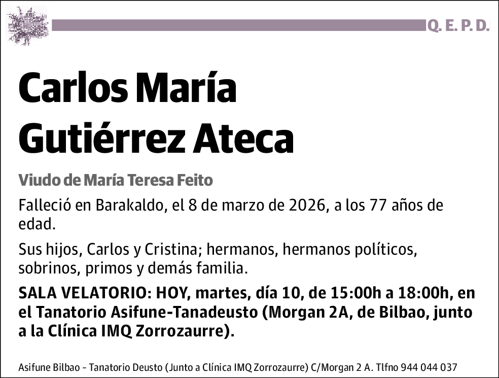 Carlos María Gutiérrez Ateca