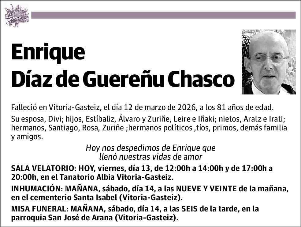 Enrique Díaz de Guereñu Chasco