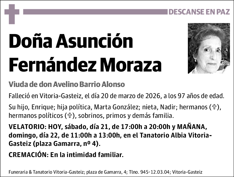 Asunción Fernández Moraza