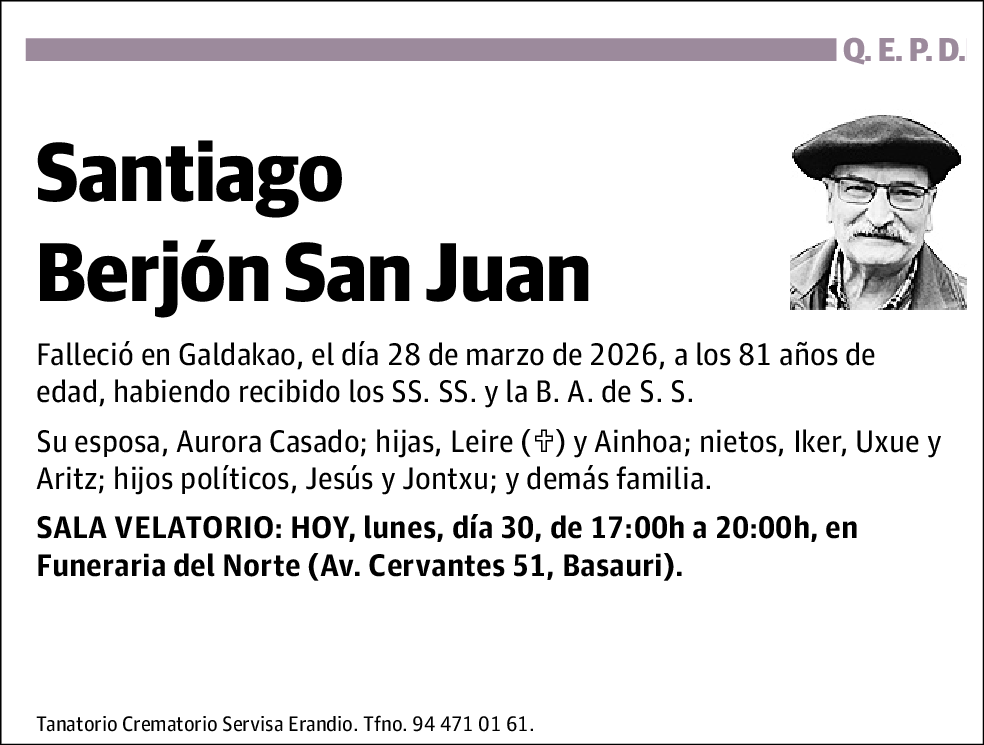 Santiago Berjón San Juan