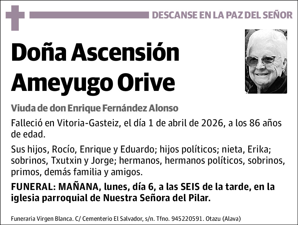 Ascensión Ameyugo Orive