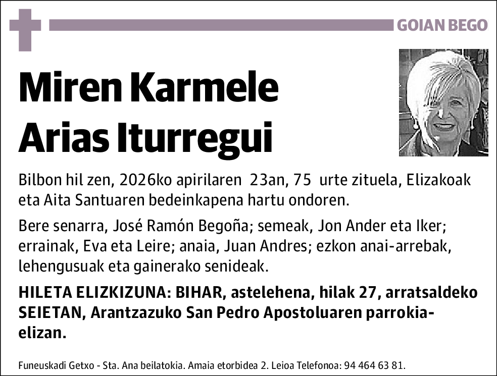 Miren Karmele Arias Iturregi