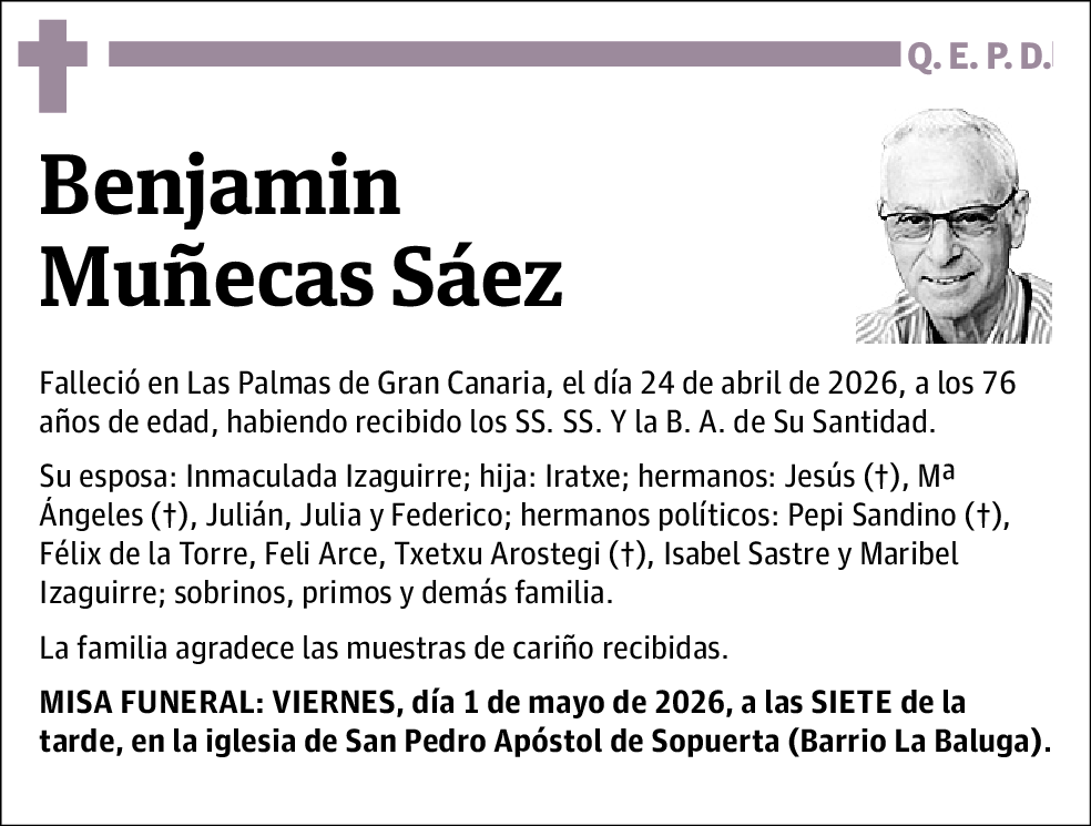 Benjamin Muñecas Saez