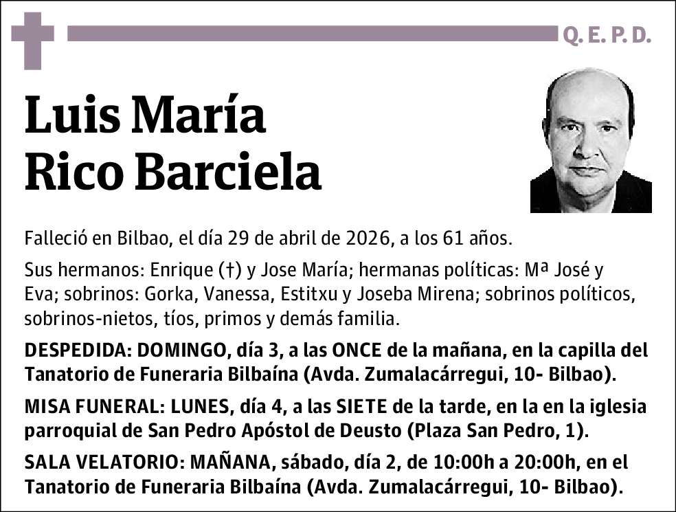 Luis María Rico Barciela