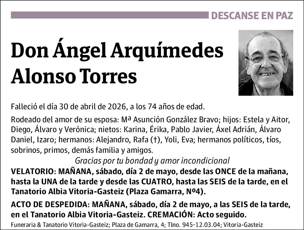 Ángel Arquímedes Alonso Torres