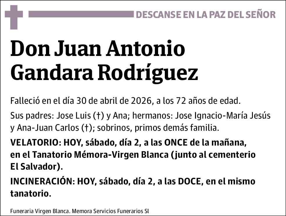 Juan Antonio Gandara Rodríguez