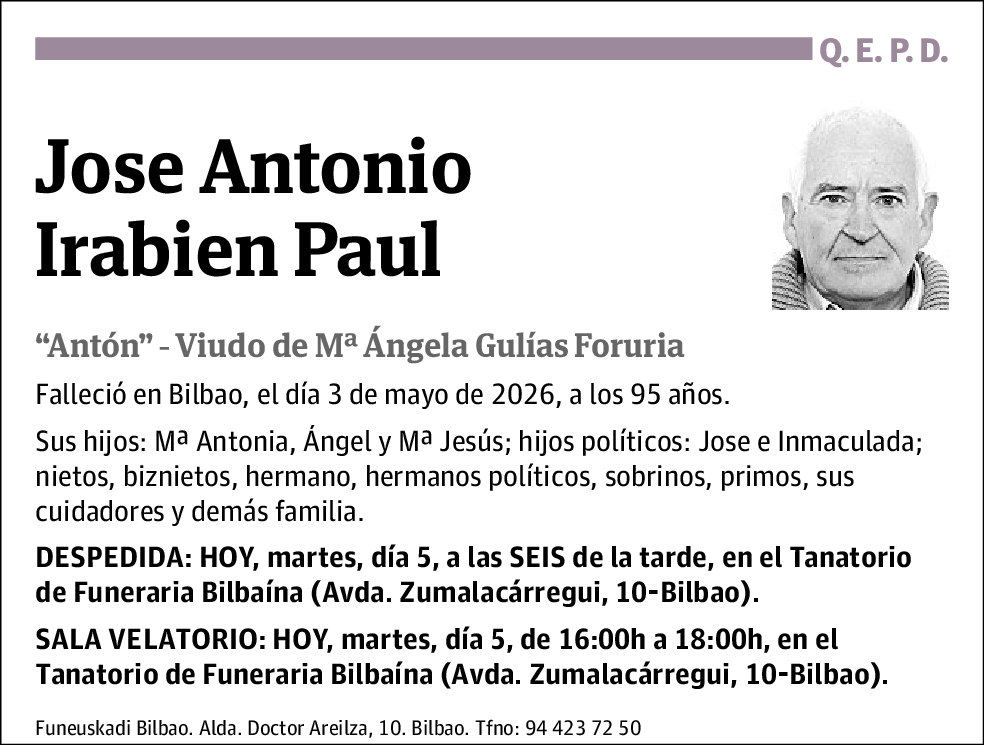 Jose Antonio Irabien Paul