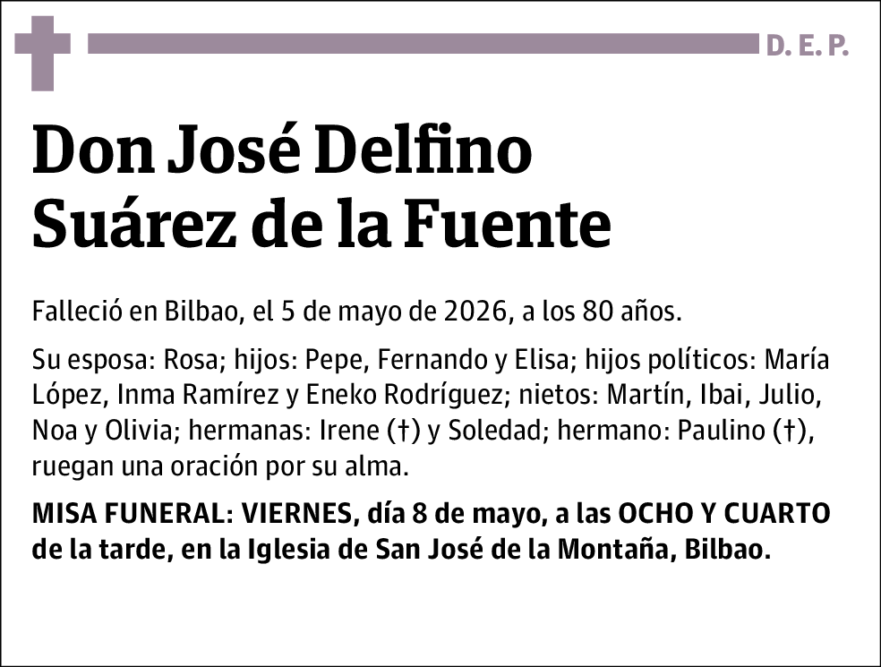 Jose Delfino Suarez de la Fuente