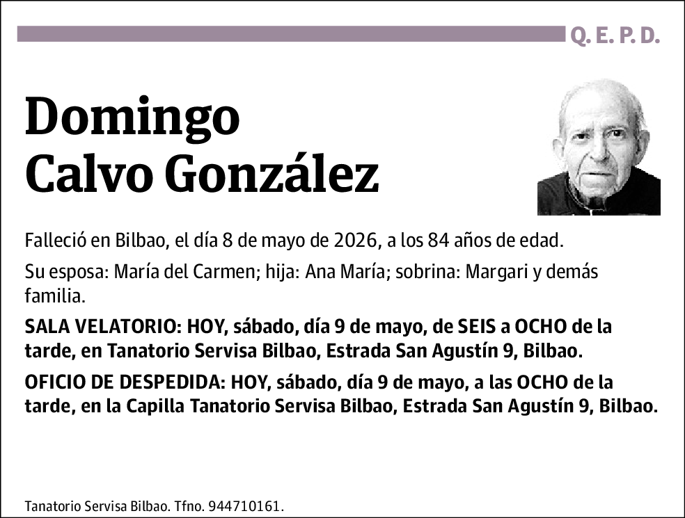 Domingo Calvo González