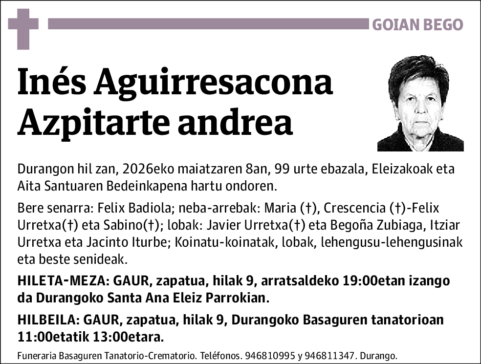 Inés Aguirresacona Azpiarte
