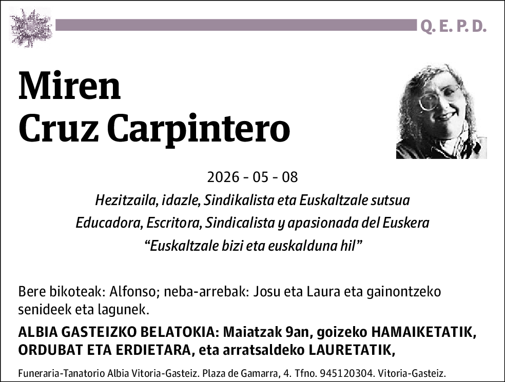 Miren Cruz Carpintero