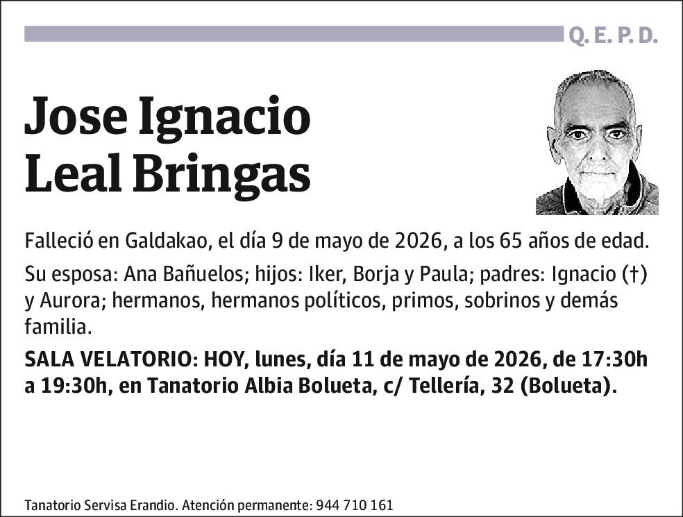 Jose Ignacio Leal Bringas