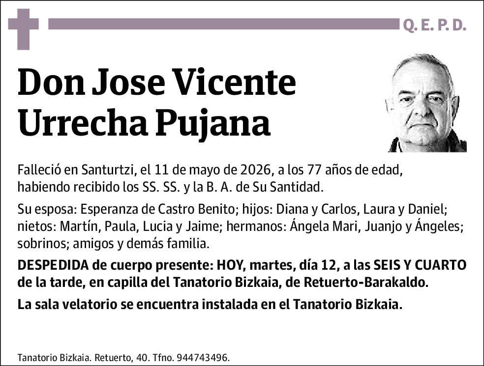 Jose Vicente Urrecha Pujana