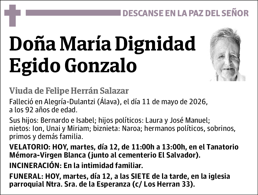 María Dignidad Egido Gonzalo