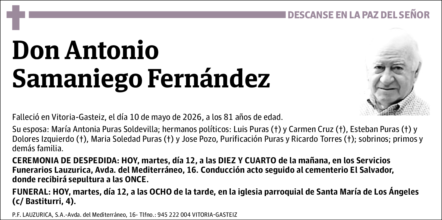 Antonio Samaniego Fernández