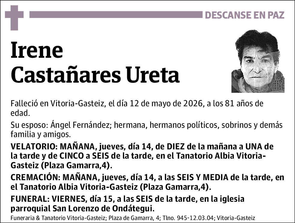 Irene Castañares Ureta