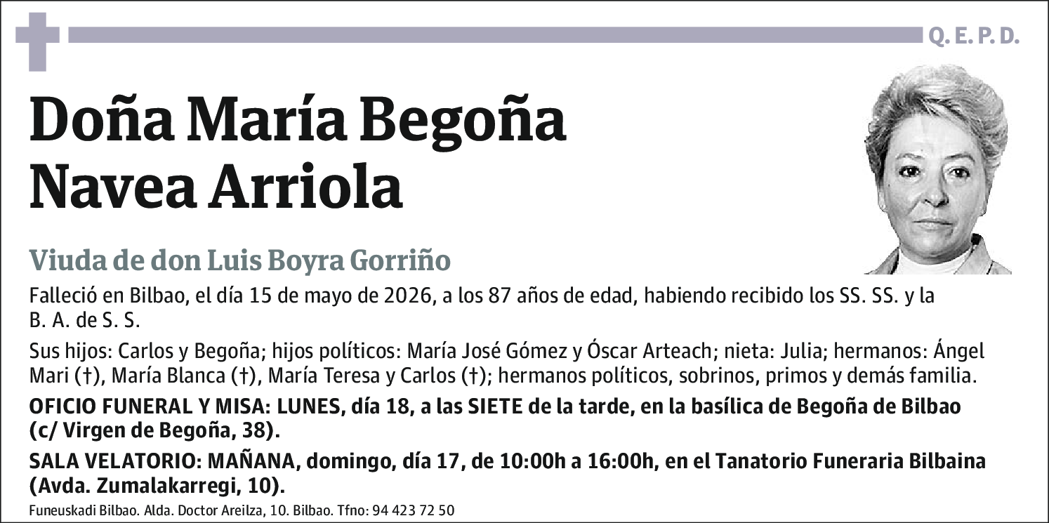 María Begoña Navea Arriola