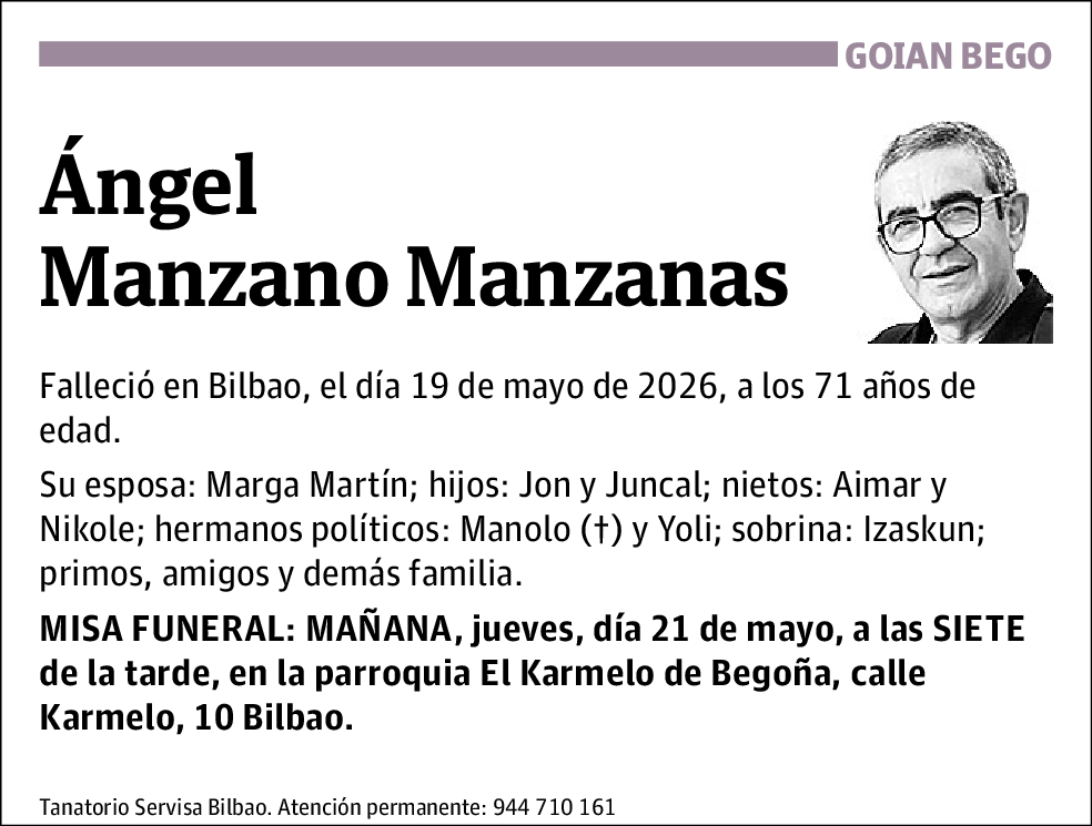 Ángel Manzano Manzanas
