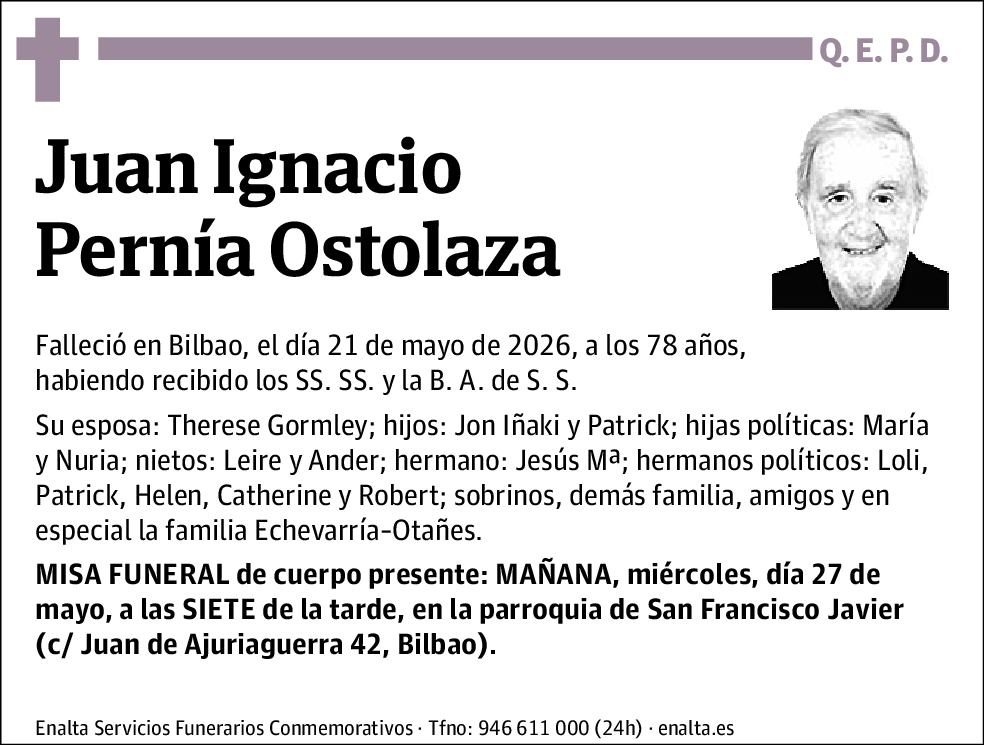 Juan Ignacio Pernía Ostolaza