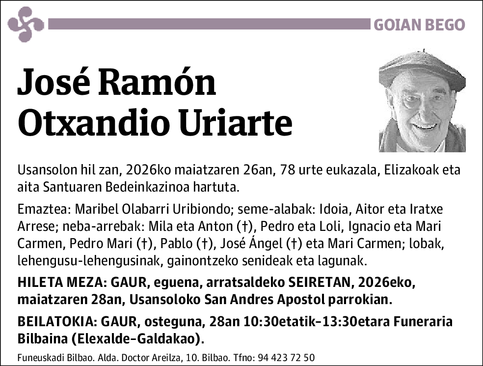 José Ramón Otxandio Uriarte