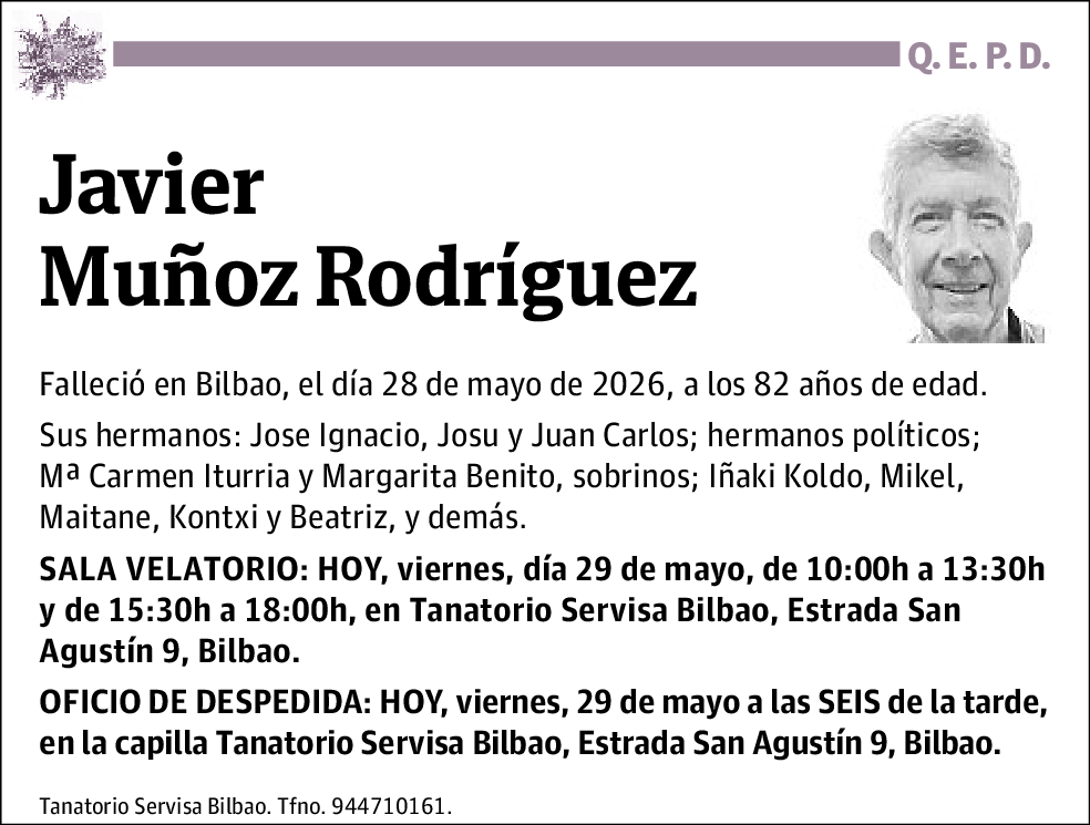 Javier Muñoz Rodríguez
