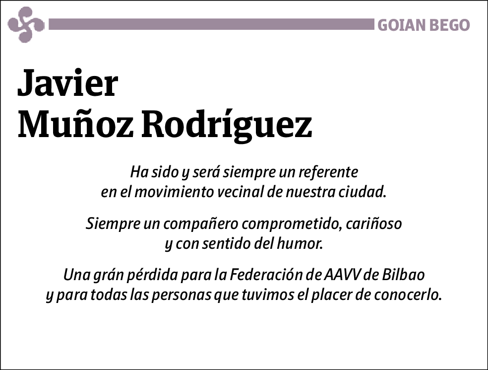 Javier Muñoz Rodríguez