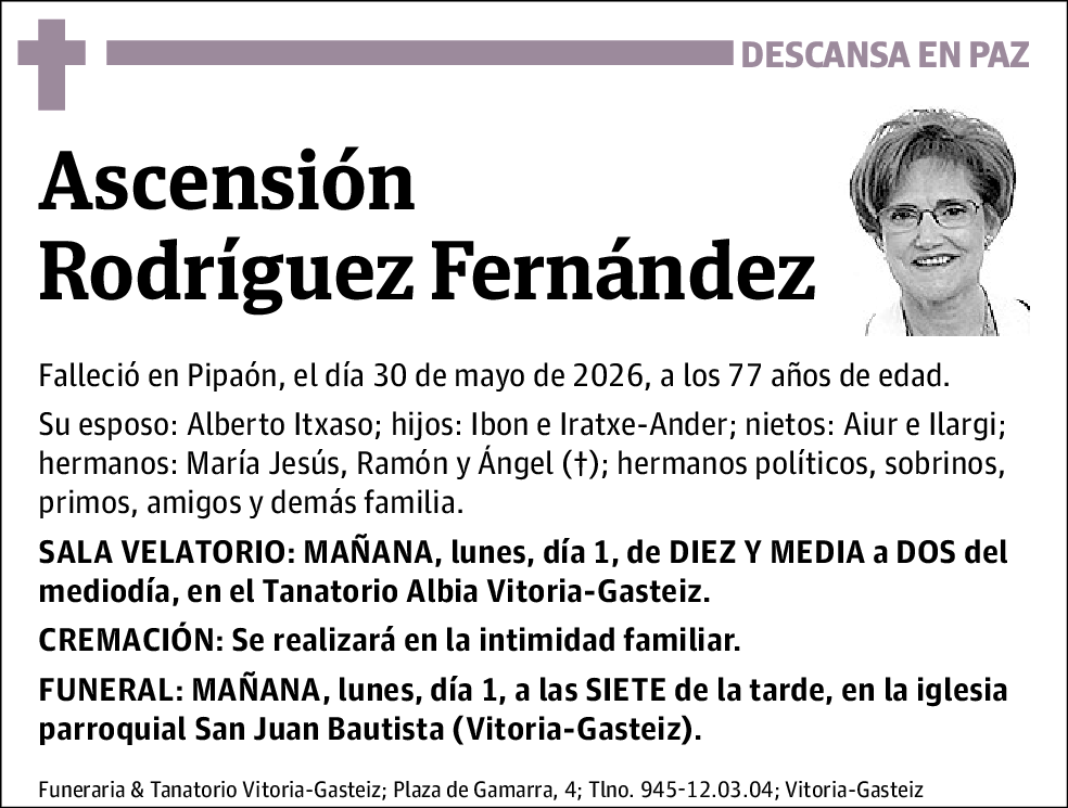 Ascensión Rodríguez Fernández