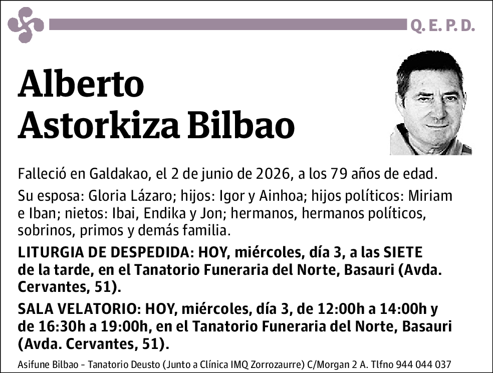 Alberto Astorkiza Bilbao