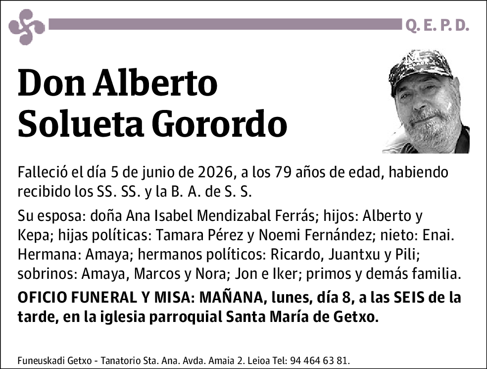 Pedro Alberto Solueta Gorordo