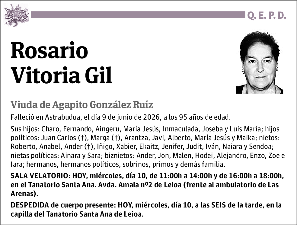 Rosario Vitoria Gil